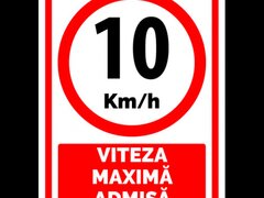 Viteza maxima admisa 10  km la ora